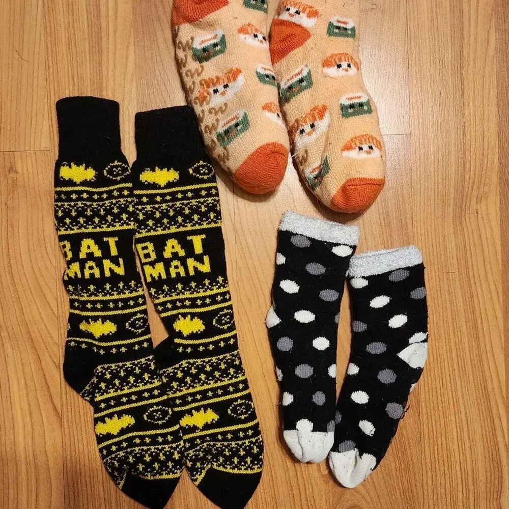 BarmanWinter Lounge Socks || Set of 3 kids Large